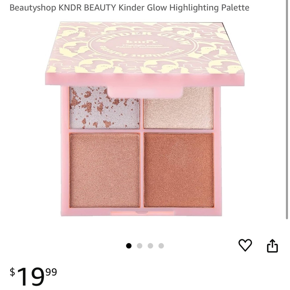 Kinder glow highlight palette
